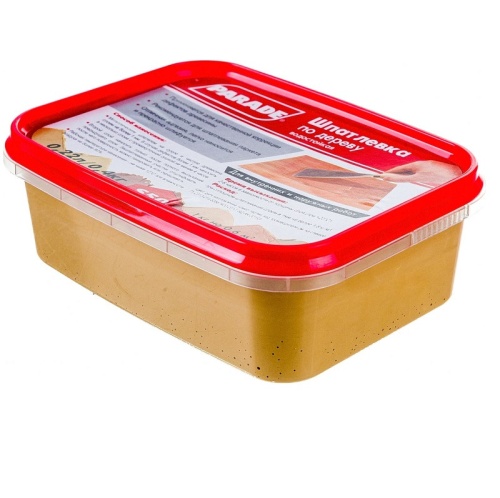 Шпатлевка по дереву Parade S50 дуб 0,4 кг фото 3