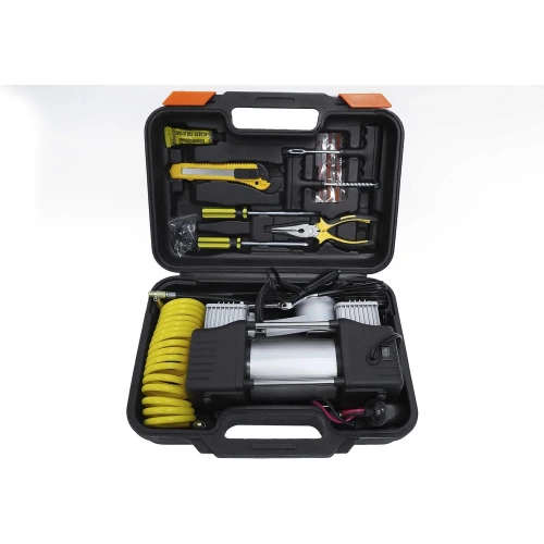 Автомобильный компрессор Dreamcar DK-60LV2 Original 2-х поршневой, с набором для ремонта шин DC-000-0845093 фото 4 Автомобильный компрессор Dreamcar DK-60LV2 Original 2-х поршневой, с набором для ремонта шин DC-000-0845093 фото 4