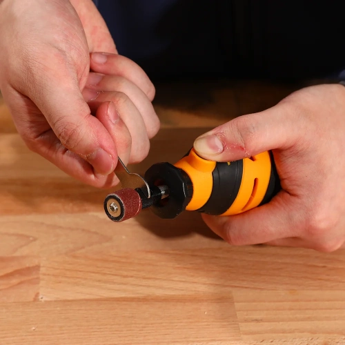 Электрический гравер DEKO DKRT200 с регулировкой скорости, 200 Вт + набор аксессуаров 43 шт 085-1001 фото 10