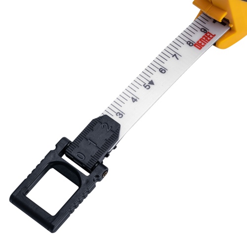 Рулетка геодезическая 50 м х 15 мм, закрытый корпус, фиберглассовая лента Denzel фото 6