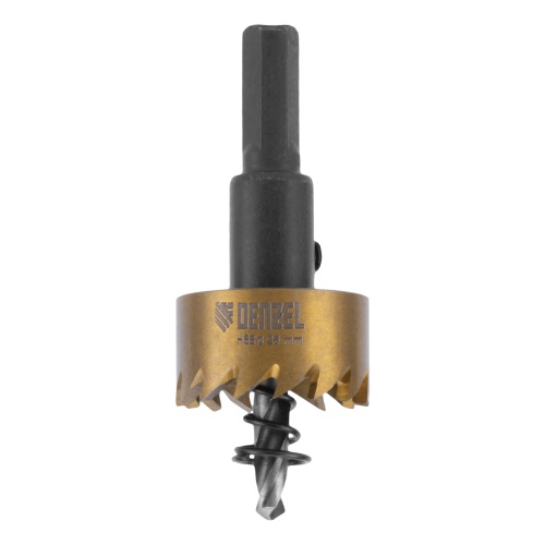 Коронка по металлу HSS, 26 мм, нитридтитановое покрытие Denzel фото 3