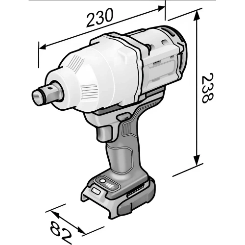 Трехскоростной аккумуляторный ударный гайковерт FLEX IW 3/4 18.0-EC/5.0 Set 492647 фото 8 Трехскоростной аккумуляторный ударный гайковерт FLEX IW 3/4 18.0-EC/5.0 Set 492647 фото 8