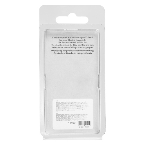 Бита торсионная PH2 x 50 мм, для ударных шуруповертов, 5 шт. Gross фото 5