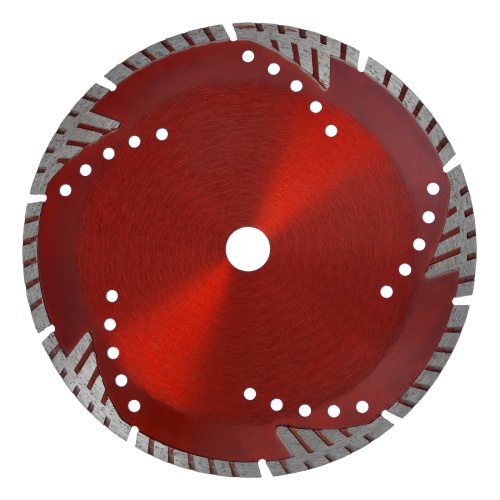 Диск алмазный, отрезной сегментный с защитными сект, 230 х 22.2 мм, сухая резка Matrix Professional фото 2