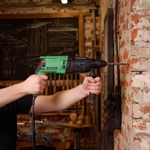 Перфоратор WORTEN SDS-plus, сетевой, 870W с набором 5 буров КА-90000340 фото 9 Перфоратор WORTEN SDS-plus, сетевой, 870W с набором 5 буров КА-90000340 фото 9