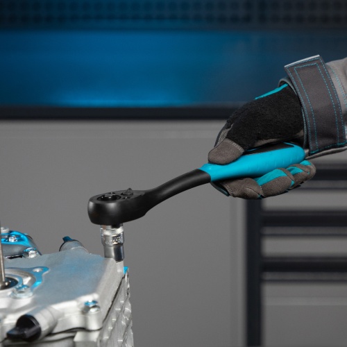 Ключ-трещотка 1/2", CrV, 72 зуба, с быстрым сбросом Gross фото 11