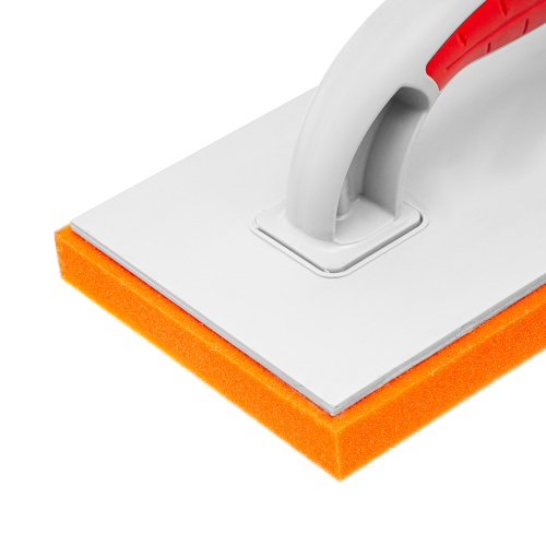 Терка пластмассовая, гидрогубчатое покрытие 20 мм, 270 x 130 мм, двухкомпонентная ручка Matrix фото 5