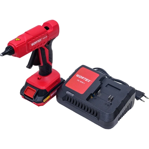 Аккумуляторный клеевой пистолет WORTEX CGG 1118 ALL1 с акб и з/у 1334529 Аккумуляторный клеевой пистолет WORTEX CGG 1118 ALL1 с акб и з/у 1334529