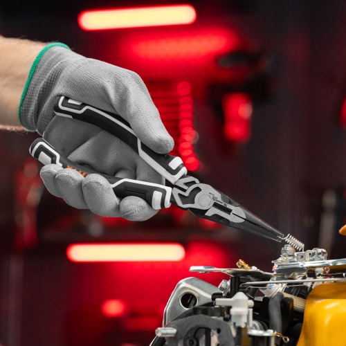 Длинногубцы прямые 205 мм, усиленная система, Pro Matrix фото 5 Длинногубцы прямые 205 мм, усиленная система, Pro Matrix фото 5