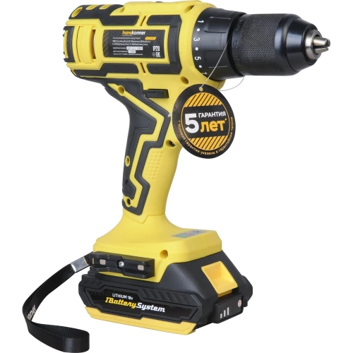 Аккумуляторный шуруповерт Hanskonner HCD1855R фото 9