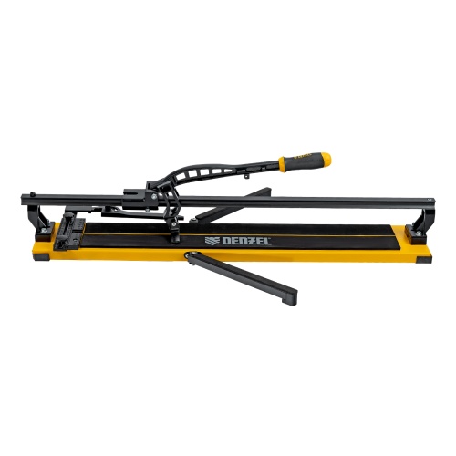Плиткорез рельсовый 800х16мм, каретка на подш., стальная станина, усил. рукоятка-пенал Denzel фото 5