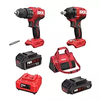 Аккумуляторная ударная дрель-шуруповерт SKIL HD6280+ IW6720 + набор SC0060+BY5197 + BG3224 + BY5196 9-1-039