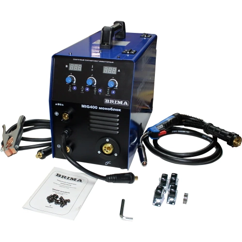 Сварочный полуавтомат инверторный Brima MIG 400 380В моноблок ЦБ-00000041