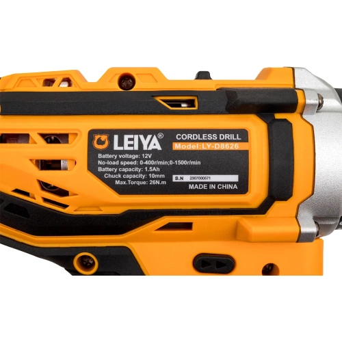 Аккумуляторная дрель-шуруповерт LEIYA LY-D8626 фото 8