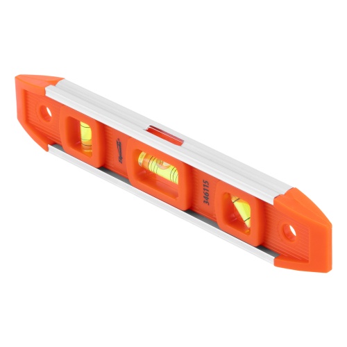 Уровень усиленный, 235 мм, 3 глазка, пластмассовый "Торпедо" (IV) Sparta фото 2 Уровень усиленный, 235 мм, 3 глазка, пластмассовый "Торпедо" (IV) Sparta фото 2