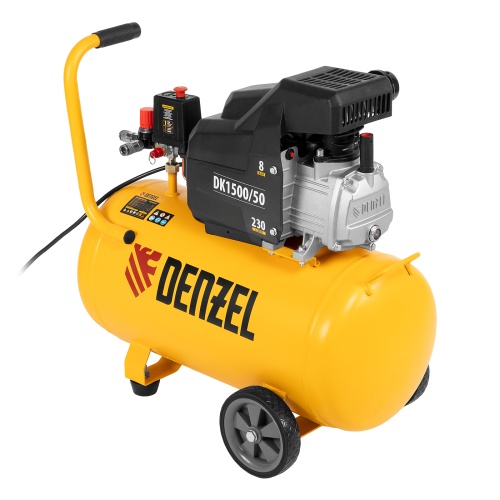 Компрессор воздушный DK1500/50, Х-PRO 1.5 кВт, 230 л/мин, 50 л Denzel фото 4
