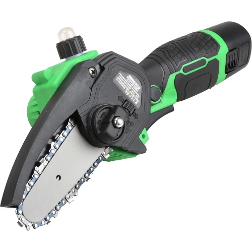 Пила цепная аккумуляторная Zitrek GreenSaw 12 (12 В, 1.5 Ач Li-ion аккумулятор 2 шт, ЗУ) 082-1859 фото 4