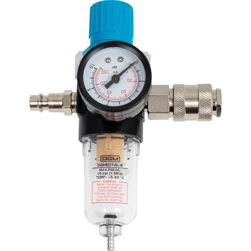 Фильтр воздушный с регулятором давления DGM 1/4" DG4018-4 Фильтр воздушный с регулятором давления DGM 1/4" DG4018-4