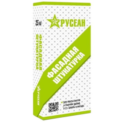 Штукатурка цементная фасадная Русеан 25 кг
