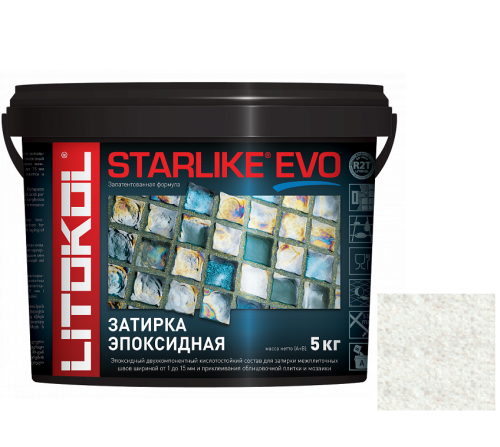 Затирка эпоксидная для швов Litokol Starlike Evo S.202 Naturale 5 кг Затирка эпоксидная для швов Litokol Starlike Evo S.202 Naturale 5 кг