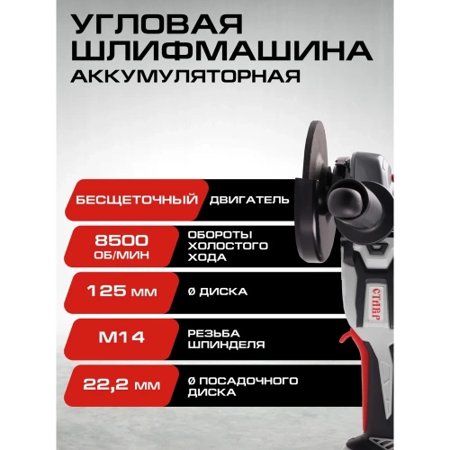 Комплект из 4 товаров Ставр : ЕАП 20В: Пила сабельная ПСА-110 + УШМ-125BL + АКБ- 2.0Ач + ЗУ 2.4А, 9022500075 фото 9 Комплект из 4 товаров Ставр : ЕАП 20В: Пила сабельная ПСА-110 + УШМ-125BL + АКБ- 2.0Ач + ЗУ 2.4А, 9022500075 фото 9
