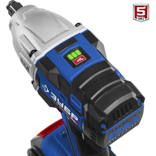 Бесщеточный гайковерт ЗУБР Профессионал т7 20 В, 500 Нм, без акб GB-500 фото 9