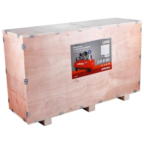 Масляный компрессор с ременным приводом Кратон AC-850-300-BDV 3 01 01 045 фото 10