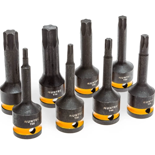 Набор с пневмогайковертом RUNTEC ударными головками и аксессуарами 1/2, 8-32 мм, CrMo в ложементе EVA, 53 предмета RT-ISPE53F фото 6