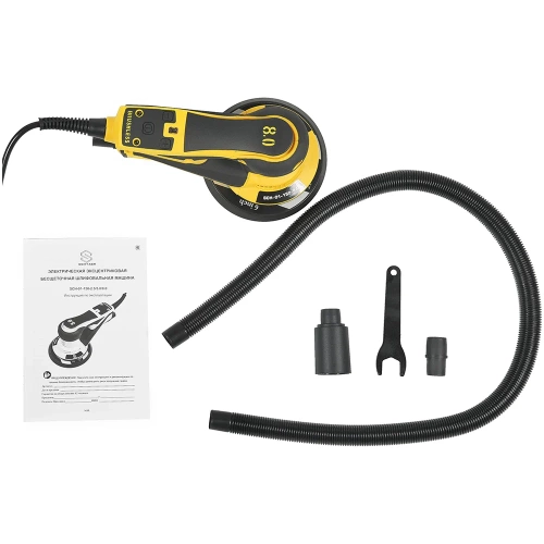 Шлифовальная машинка ручная SCHTAER 220V/50Hz, 350W, эксцентрик 8,0 мм SCH-01-150-8.0 фото 6