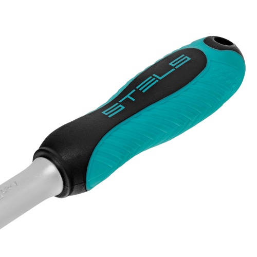 Ключ-трещотка 1/2", CrV, 72 зуба, с быстрым сбросом, матовый хром Stels фото 7