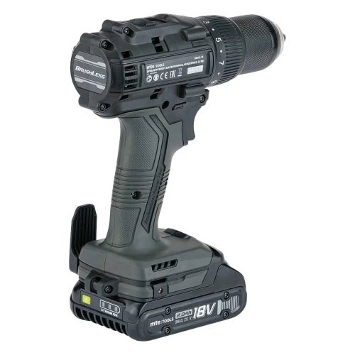 Дрель шуруповерт аккумуляторная бесщеточная MTE 55 Нм DRD55-18, кейс, з/у, 2 АКБ 2 Ач 4702408005 фото 5 Дрель шуруповерт аккумуляторная бесщеточная MTE 55 Нм DRD55-18, кейс, з/у, 2 АКБ 2 Ач 4702408005 фото 5