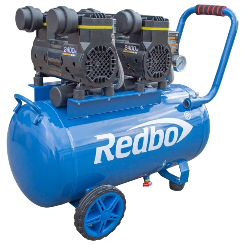 Компрессор безмасляный Redbo 2.4кВт, 210л/мин, 50л, 4 цилиндра, ACN-50/2400-2 39774 фото 3 Компрессор безмасляный Redbo 2.4кВт, 210л/мин, 50л, 4 цилиндра, ACN-50/2400-2 39774 фото 3