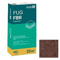 Сухая затирочная смесь Strasser для широких швов 5-30 мм красно-коричневая 25 кг