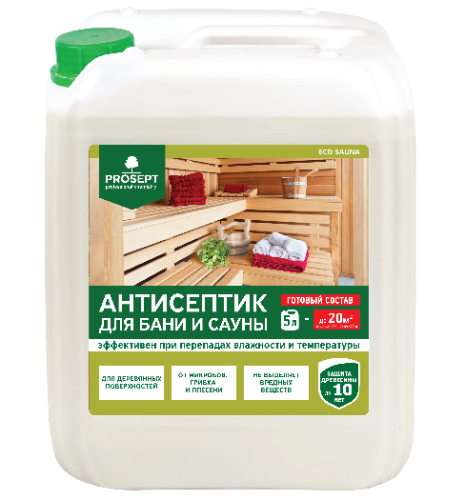 Антисептик для бани и сауны Prosept Eco Sauna 016-5 5 л
