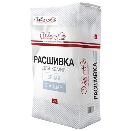 Расшивка для камня White Hills Стандарт белая 25 кг Расшивка для камня White Hills Стандарт белая 25 кг