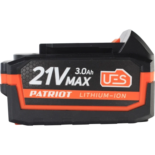 Батарея аккумуляторная PB BR 21V(Max) Li-ion UES 3.0 Ah, тонкая зарядка Patriot 180301123 фото 3 Батарея аккумуляторная PB BR 21V(Max) Li-ion UES 3.0 Ah, тонкая зарядка Patriot 180301123 фото 3