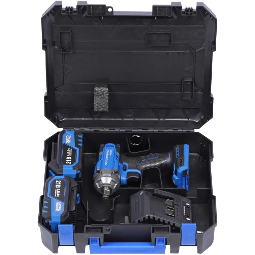 Гайковерт аккумуляторный NORDBERG 1/2, 21В, 500 Нм с двумя 4A аккум. и зар. уст-вом, в кейсе NE802K фото 6 Гайковерт аккумуляторный NORDBERG 1/2, 21В, 500 Нм с двумя 4A аккум. и зар. уст-вом, в кейсе NE802K фото 6