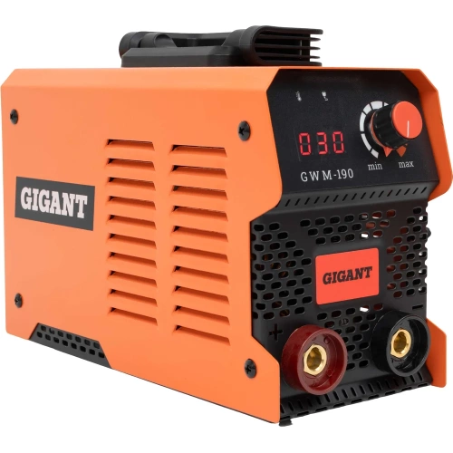 Инверторный сварочный аппарат (190 А; дисплей; кабель 2.5+1.5 м) Gigant GWM-190 фото 6 Инверторный сварочный аппарат (190 А; дисплей; кабель 2.5+1.5 м) Gigant GWM-190 фото 6