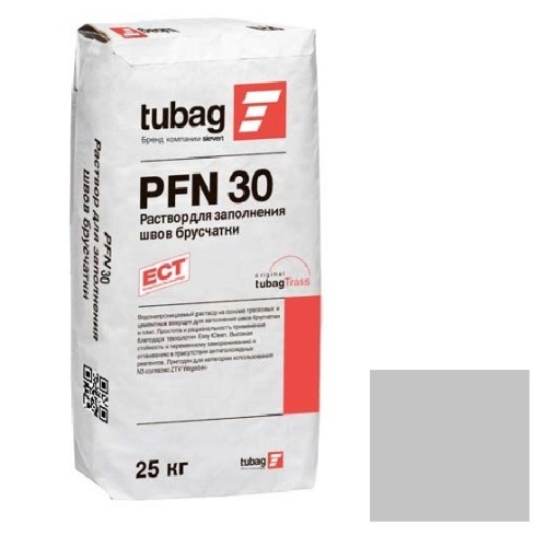 Раствор для заполнения швов брусчатки Tubag светло-серый 25 кг фото 3