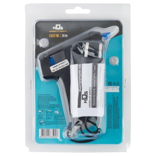 Клеевой пистолет MOS диаметр 7 мм, 5 Вт (20 Вт) 14321М фото 5