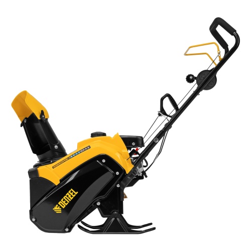 Бензиновая снегоуборочная машина SB 460 Sled, 99cc, лыжи ручной старт Denzel фото 3