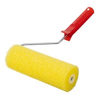 Валик "Структурный" поролоновый с ручкой, "шероховатый", 230 мм, D 80 мм, D ручки 6 мм MTX