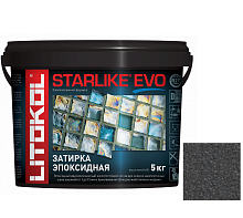 Затирка эпоксидная для швов Litokol Starlike Evo S.140 Nero Grafite 5 кг