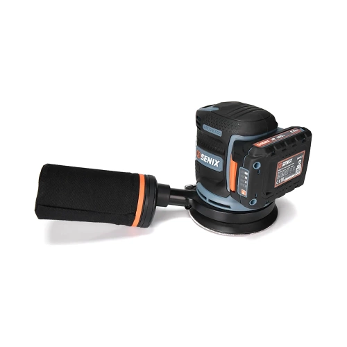 Шлифовальная эксцентриковая аккумуляторная машина SENIX X2 20V, 125мм, 1 акб, 1 зу PSX2-M1-EU фото 5