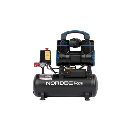 Компрессор безмасляный NORDBERG 220В, ресив. 8л, 170 л/мин NCEO8/170 фото 4 Компрессор безмасляный NORDBERG 220В, ресив. 8л, 170 л/мин NCEO8/170 фото 4
