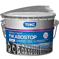 Эмаль-грунт Текс РжавоStop серая 10 кг