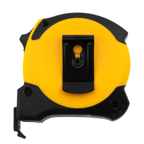 Рулетка 5м х 19мм, двухкомп. корпус, магнитный обрезиненный зацеп Denzel фото 3