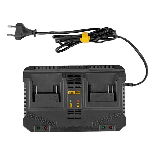 Устройство зарядное для аккумуляторов двухпортовое BCH-20-4.0x2, Li-Ion, 20 В, 4.0 А Denzel фото 7