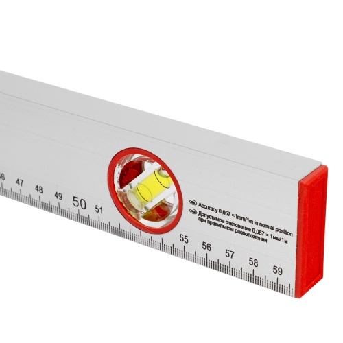 Уровень алюминиевый, 600 мм, 3 глазка, линейка Sparta фото 8