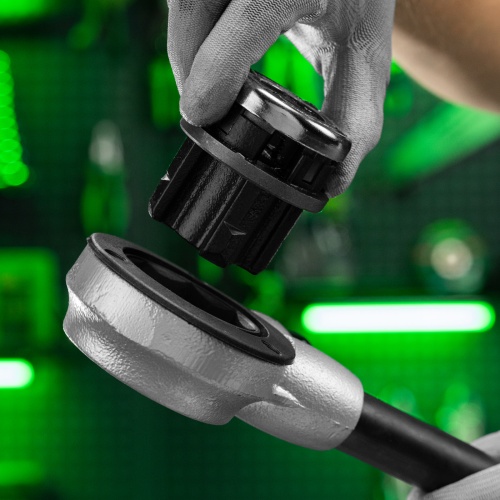 Трещотка для клуппов с удлинителем Сибртех фото 10